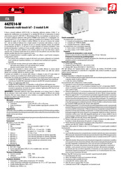 AVE domina smart 442TC14-W Manual Del Usuario