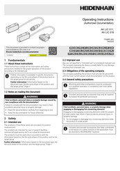 HEIDENHAIN AK LIC 319 Manual De Instrucciones