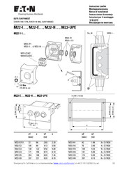 Eaton M22-I Serie Instrucciones De Montaje