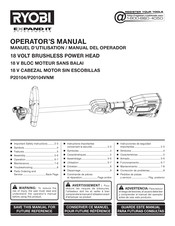 Ryobi Expand-it P20104 Manual Del Operador