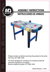 MD SPORTS 14804 Instrucciones De Armado