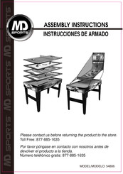 MD SPORTS 54806 Instrucciones De Armado