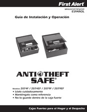 First Alert ANTI THEFT SAFE 2074F Guía De Instalación Y Operación