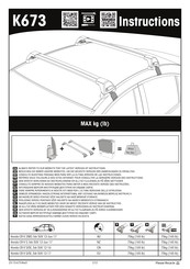 Yakima K673 Manual De Instrucciones