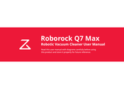 Roborock Q7 Max Manual Del Usuario