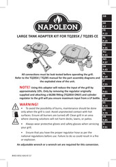 Napoleon LARGE TANK ADAPTER KIT Manual De Instrucciones