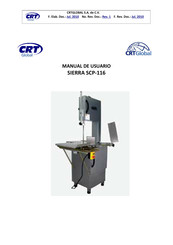 CRT Global SCP-116 Manual De Usuario