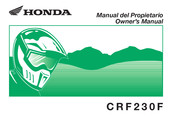 Honda CRF230F Manual Del Propietário