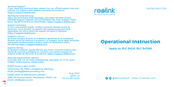 Reolink RLC-842A Manual De Instrucciones