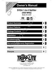 Tripp-Lite B114-0H4 Manual Del Propietário