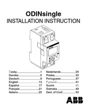 ABB ODINsingle Manual De Instrucciones