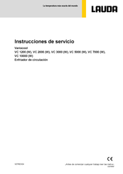 Lauda Variocool VC 1200 W Instrucciones De Servicio