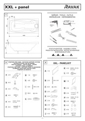 RAVAK XXL + panel Manual De Instrucciones