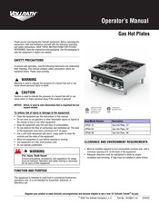 Vollrath HPG2-12 Manual Del Operador