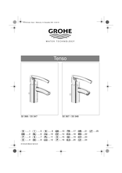 Grohe Tenso 33 347 Manual Del Usuario