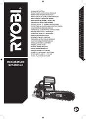 Ryobi RCS36B35HI Traducción De Las Instrucciones Originales