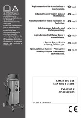 Lavor SMX-R 80 3-36S Manual De Instrucciones