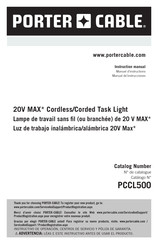 Porter Cable PCCL500 Manual De Instrucciones