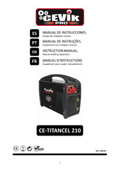 CEVIK PRO CE-TITANCEL 210 Manual De Instrucciones