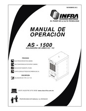 Infra AS-1500 Manual De Operación