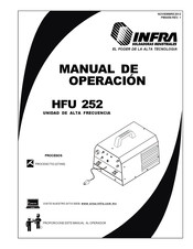 Infra HFU 252 Manual De Operación