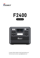 FOSSiBOT F2400 Manual Del Usuario