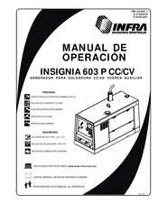 Infra INSIGNIA 603 P CC/CV Manual De Operación