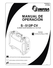 Infra S-512P CV Manual De Operación