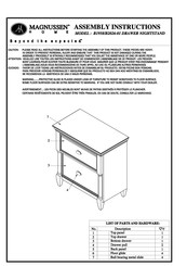 MAGNUSSEN HOME B2026-01 Instrucciones De Montaje