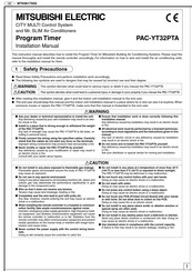 Mitsubishi Electric PAC-YT32PTA Manual De Instalación