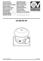 Vortice CA MD RF EP Manual De Instrucciones