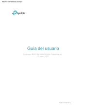 TP-Link TL-WPA7617 Guia Del Usuario