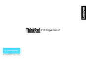 Lenovo ThinkPad X13 Yoga Gen 2 Manual De Instrucciones