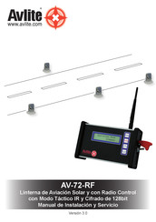 Avlite AV-72-RF Manual De Instalación Y Servicio