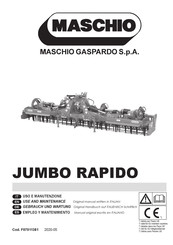 MASCHIO GASPARDO JUMBO RAPIDO Empleo Y Mantenimiento