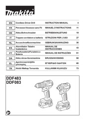 Makita DDF483 Manual De Instrucciones