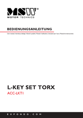 MSW Motor Technics ACC-LKT1 Manual De Instrucciones