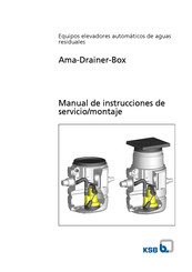 KSB Ama-Drainer-Box Manual De Instrucciones De Servicio/Montaje