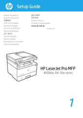 HP LaserJet Pro MFP fdn Serie Guía De Configuración