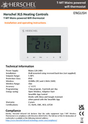 Herschel XLS T-MT Instrucciones De Instalación Y  Operación