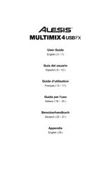Alesis MultiMix 4 USB FX Guia Del Usuario