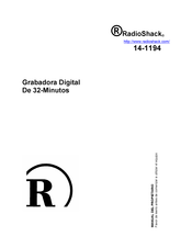 RadioShack 14-1194 Manual Del Propietário