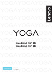Lenovo Yoga Slim 7 Guia Del Usuario