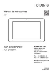 Jung KNX Smart Panel 8 Manual De Instrucciones