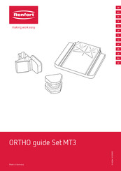 Renfert ORTHO guide Set MT3 Manual De Instrucciones