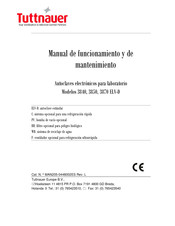 Tuttnauer 3870 ELV-D Manual De Funcionamiento Y De Mantenimiento