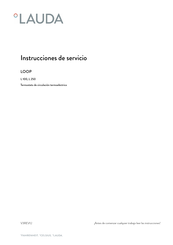 Lauda LOOP Serie Instrucciones De Servicio