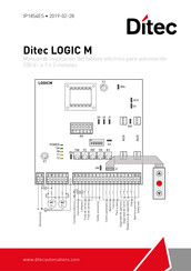 DITEC LOGIC MJ Manual De Instalación