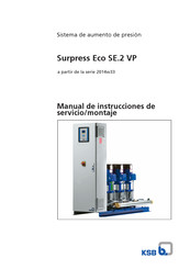 KSB Surpress Eco SE.2 VP Manual De Instrucciones De Servicio/Montaje