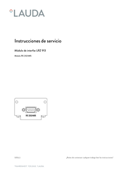 Lauda LRZ 913 Instrucciones De Servicio